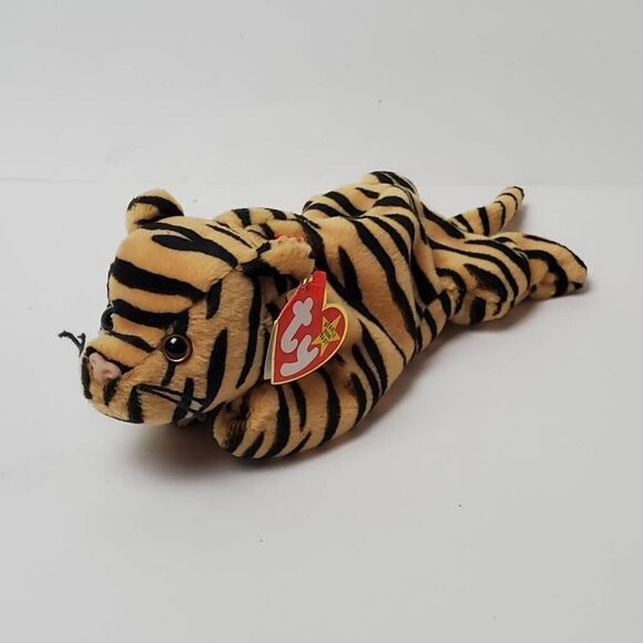 Ty Beanie Baby STRIPES #4065 Stuffed Animal Toy - Picture 1 of 5